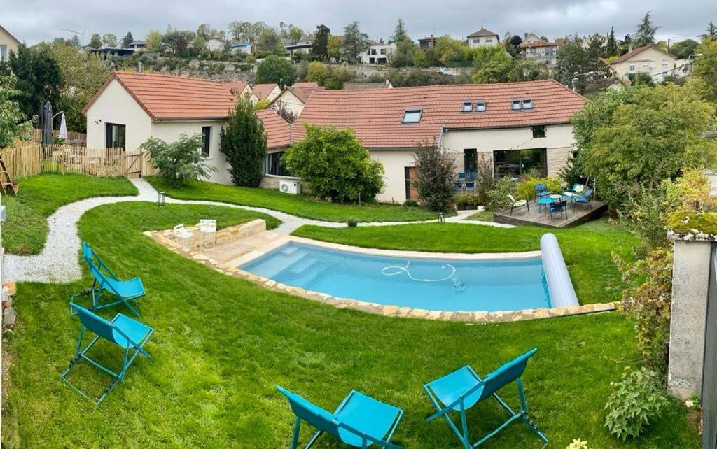 Proche Centre Ville, Gite 4 Etoiles Avec Piscine Dijon Exterior photo